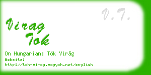 virag tok business card